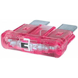 Saugiklis Standartinis mentė 12V 3A ilgis 18,8mm purpurinė pakuotė 10x Hella 8JS711683062