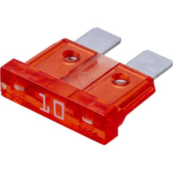 Saugiklis Standartinis mentė 10A Ilgis 20mm raudona Pakuotė 100x iMaXX SI22010