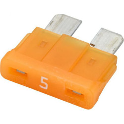 Saugiklis Standartinis mentė 12V 5A ilgis 18,8mm smėlio spalvos pakuotė 10x Hella 8JS711683072