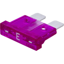 Saugiklis Standartinis mentė 3A ilgis 20mm violetinė pakuotė 100x iMaXX SI22003