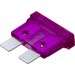 Saugiklis Standartinis mentė 3A ilgis 20mm violetinė pakuotė 100x iMaXX SI22003