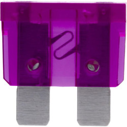 Saugiklis Standartinis mentė 3A ilgis 20mm violetinė pakuotė 100x iMaXX SI22003