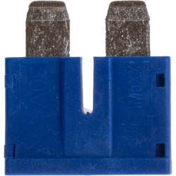 Saugiklio standartinė mentė 80V 15A mėlyna pakuotė 10x Kramp FS1815KR