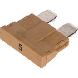 Saugiklio standartinė mentė 80V 5A įdegio pakuotė 10x Kramp FS1805KR