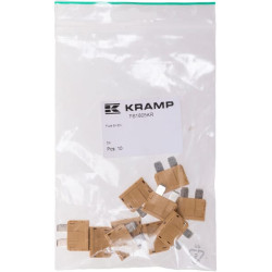 Saugiklio standartinė mentė 80V 5A įdegio pakuotė 10x Kramp FS1805KR