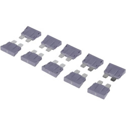Saugiklio standartinė mentė 80V 3A violetinė pakuotė 10x Kramp FS1803KR