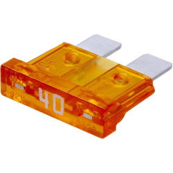 Saugiklis Standartinis mentė 40A ilgis 20mm oranžinė pakuotė 100x iMaXX SI22040