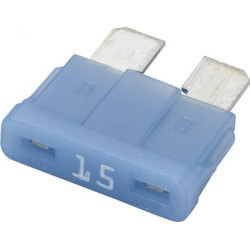 Saugiklis Standartinis mentė 12V 15A Ilgis 18,8mm mėlyna Pakuotė 10x Hella 8JS711683102