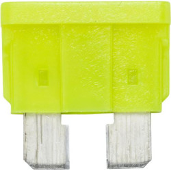 Saugiklis Standartinis mentė 12V 20A ilgis 18,8mm geltona pakuotė 10x Hella 8JS711683112