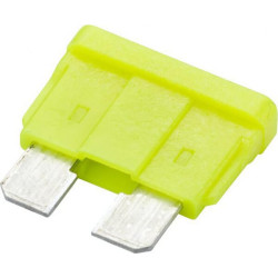 Saugiklis Standartinis mentė 12V 20A ilgis 18,8mm geltona pakuotė 10x Hella 8JS711683112