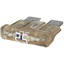 Saugiklis Standartinis mentė 12V 25A Ilgis 18,8mm balta Pakuotė 10x Hella 8JS711683122