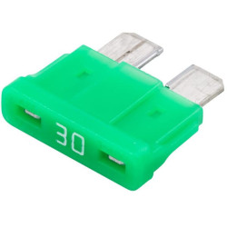 Saugiklis Standartinis mentė 12V 30A Ilgis 18,8mm žalia Pakuotė 10x Hella 8JS711683132