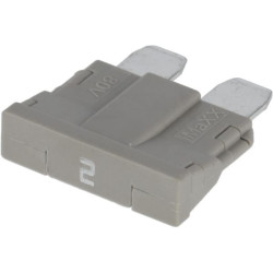 Saugiklio standartinė mentė 80V 2A pilka pakuotė 10x Kramp FS1802PKR