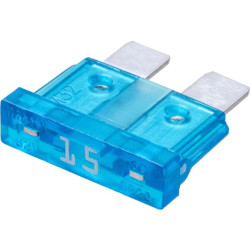 Saugiklis Standartinis mentė 15A Ilgis 20mm mėlyna Pakuotė 100x iMaXX SI22015