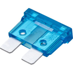 Saugiklis Standartinis mentė 15A Ilgis 20mm mėlyna Pakuotė 100x iMaXX SI22015