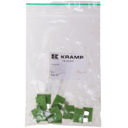 Saugiklio standartinė mentė 80V 30A žalia pakuotė 10x Kramp FS1830KR
