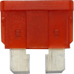 Saugiklis Standartinis mentė 12V 10A Ilgis 18,8mm raudona Pakuotė 10x Hella 8JS711683092