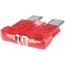 Saugiklis Standartinis mentė 12V 10A Ilgis 18,8mm raudona Pakuotė 10x Hella 8JS711683092