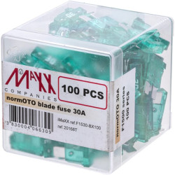 Saugiklis Standartinis mentė 30A Ilgis 20mm žalia Pakuotė 100x iMaXX SI22030