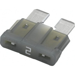 Saugiklis Standartinis mentė 32V 2A ilgis 18,6mm pilka pakuotė 50x Hella 8JS711683021