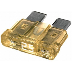 Saugiklis Standartinis mentė 32V 25A Ilgis 18,6mm balta Pakuotė 50x Hella 8JS711689002