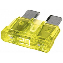 Saugiklis Standartinis mentė 32V 20A ilgis 18,6mm geltona pakuotė 50x Hella 8JS711688002