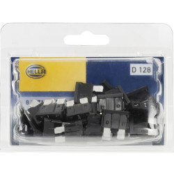 Saugiklis Standartinis mentė 32V 1A Ilgis 18,6mm juoda Pakuotė 50x Hella 8JS711683011