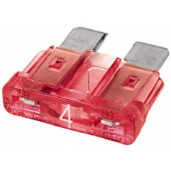 Saugiklis Standartinis mentė 32V 4A ilgis 18,6mm rožinė pakuotė 50x Hella 8JS711683052