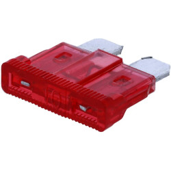 Saugiklis Standartinis mentė 24V 10A Ilgis 18,5mm raudona 1410003510