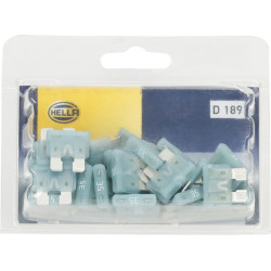 Saugiklis Standartinis mentė 32V 35A Ilgis 18,6mm mėlyna Pakuotė 50x Hella 8JS711683042