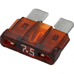 Saugiklis Standartinis mentė 32V 7.5A Ilgis 18.6mm ruda Pakuotė 50x Hella 8JS711685002