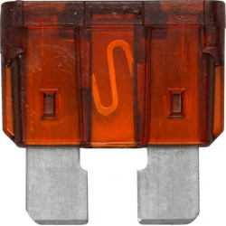 Saugiklis Standartinis mentė 32V 7.5A Ilgis 18.6mm ruda Pakuotė 50x Hella 8JS711685002