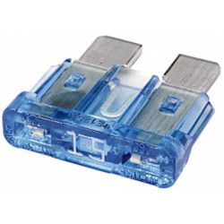 Saugiklis Standartinis mentė 32V 15A Ilgis 18,6mm mėlyna Pakuotė 50x Hella 8JS711687002