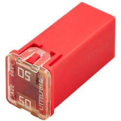 Saugiklis Pal 50A Ilgis 23,1mm raudona Pakuotė 1x Hella 8JS740026431