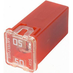 Saugiklis Pal 50A Ilgis 23,1mm raudona Pakuotė 1x Hella 8JS740026431