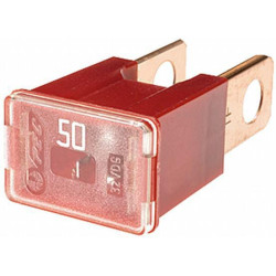 Saugiklis Pal 50A Ilgis 15mm raudona Pakuotė 1x Hella 8JS740026251