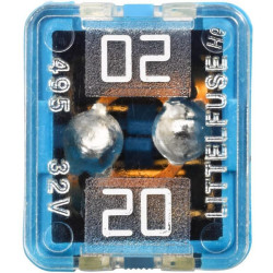 Saugiklis Pal 20A Ilgis 23,1 mm mėlynas Pakuotė 1x Hella 8JS740026401