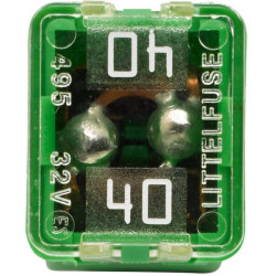 Saugiklis Pal 40A Ilgis 23,1mm žalia Pakuotė 1x Hella 8JS740026421