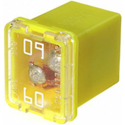 Saugiklis Pal 60A Ilgis 12mm geltona Hella 8JS740026781