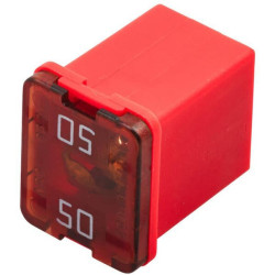 Saugiklis Pal 50A Ilgis 12mm raudona Hella 8JS740026771