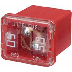 Saugiklis Pal 50A Ilgis 12mm raudona Hella 8JS740026771