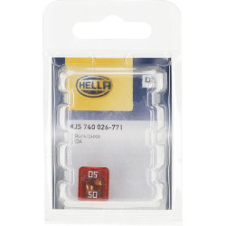 Saugiklis Pal 50A Ilgis 12mm raudona Hella 8JS740026771