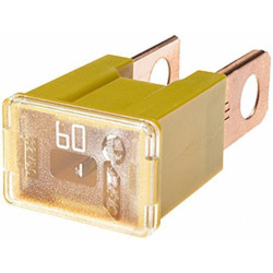 Saugiklis Pal 60A Ilgis 15mm geltona Pakuotė 1x Hella 8JS740026211