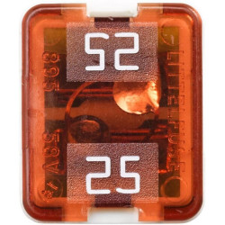 Saugiklis Pal 25A Ilgis 12mm skaidrus Hella 8JS740026741