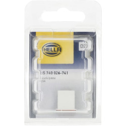 Saugiklis Pal 25A Ilgis 12mm skaidrus Hella 8JS740026741