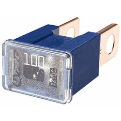 Saugiklis Pal 100A Ilgis 15mm mėlyna Pakuotė 1x Hella 8JS740026231