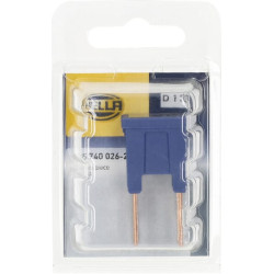 Saugiklis Pal 100A Ilgis 15mm mėlyna Pakuotė 1x Hella 8JS740026231