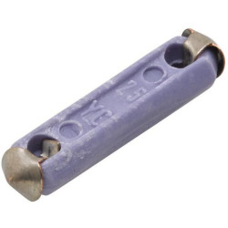 Saugiklis Torpedo 25A ilgis 25mm mėlyna pakuotė 100x Hella 8JS091603003