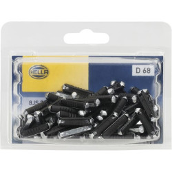 Saugiklis Torpedo 40A ilgis 25mm pilka pakuotė 100x Hella 8JS713144003