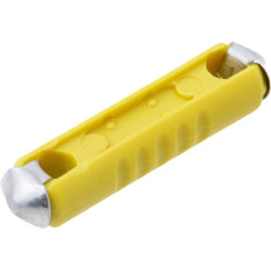 Saugiklis Torpedo 5A ilgis 25mm geltona pakuotė 100x iMaXX SI12005